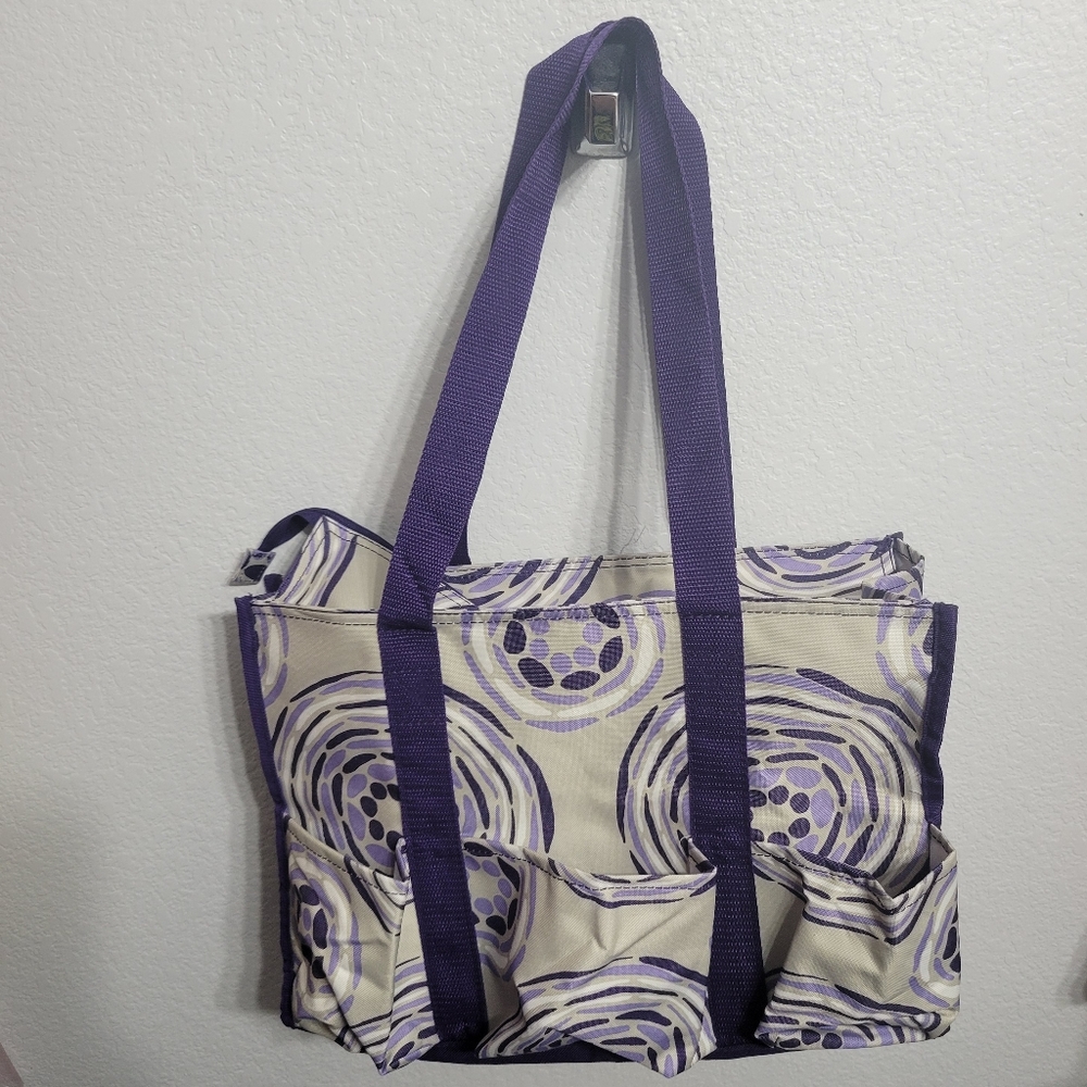 Thirty One Bag Super Organizing Utility Tote awesome purple plum